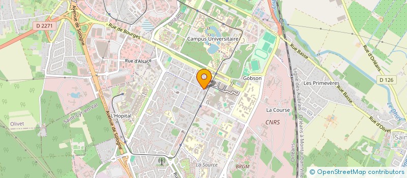 localisation de l'entreprise ROUBELLE DISTRIBUTION à ORLEANS