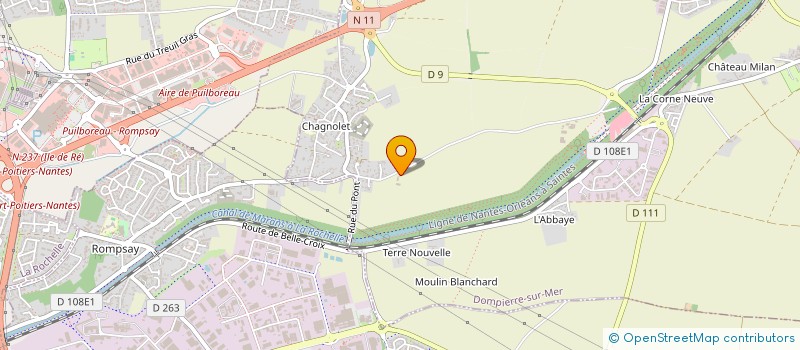 localisation de l'entreprise ROUBERTY SERVICES  DOMPIERRE-SUR-MER