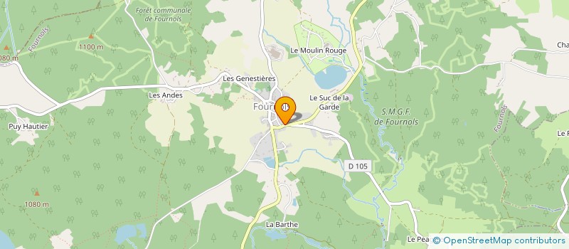 localisation de l'entreprise ROUBET DISTRIBUTION à FOURNOLS