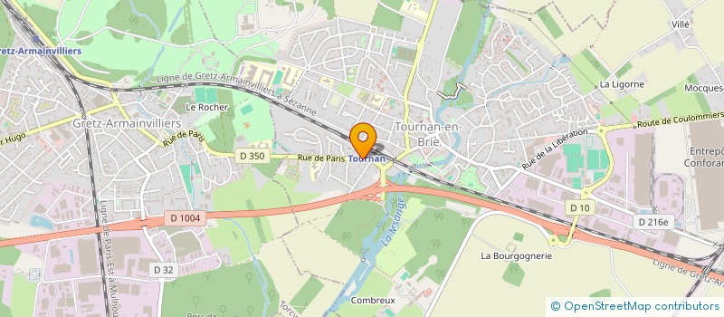 localisation de l'entreprise ROUBEYRIE SAS à GRETZ ARMAINVILLIERS
