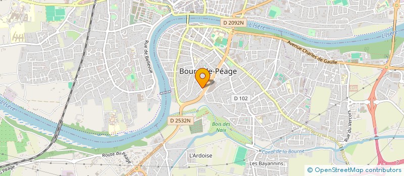 localisation de l'entreprise ROUBILLON  BOURG-DE-PEAGE