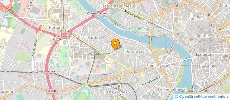localisation de l'entreprise ROUBIN à TOULOUSE
