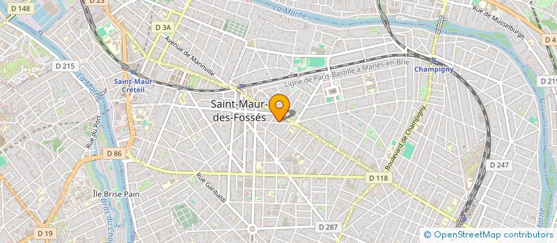 localisation de l'entreprise ROUBLIQUE - JAUNAY INDIVISION LMNP à SAINT-MAUR-DES-FOSSES