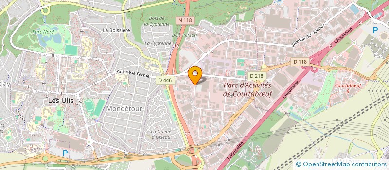 localisation de l'entreprise ROUCAIRE  LES ULIS