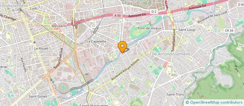 localisation de l'entreprise ROUCAS 1ER à MARSEILLE