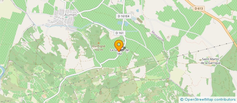 localisation de l'entreprise ROUCAS  AUMES