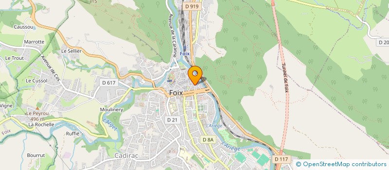 localisation de l'entreprise ROUCH IMMO à FOIX