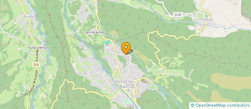 localisation de l'entreprise ROUCHES ESPACES VERTS à VERNET-LES-BAINS