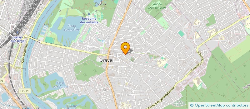 localisation de l'entreprise ROUCHET à DRAVEIL