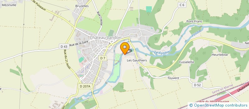 localisation de l'entreprise ROUCHETEAU IMMO  CHATEAU-LANDON