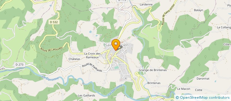 localisation de l'entreprise ROUCHEYROL-BELLEVUE  SAINT-FELICIEN