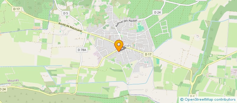 localisation de l'entreprise ROUCHON CONSTRUCTIONS  MOURIES