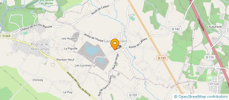 localisation de l'entreprise ROUCHY  SAINT-LAURENT-D'ARCE