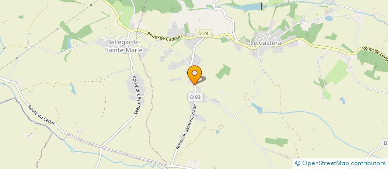 localisation de l'entreprise ROUCOLLE ET FILS à LE CASTERA