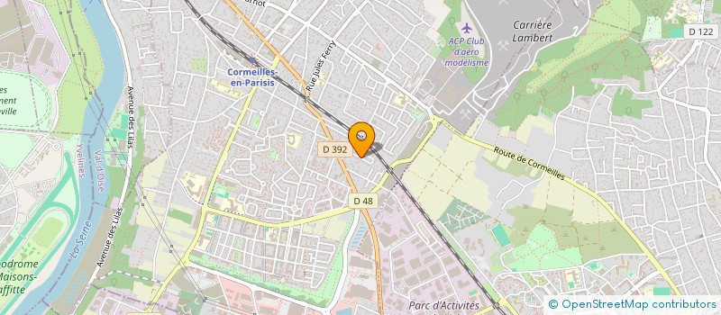 localisation de l'entreprise ROUCOU RAPIDE INTERNATIONAL à CORMEILLES-EN-PARISIS