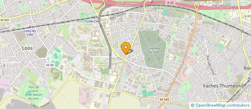 localisation de l'entreprise ROUDANE à LILLE
