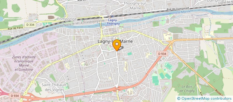 localisation de l'entreprise ROUDRAN  LAGNY-SUR-MARNE