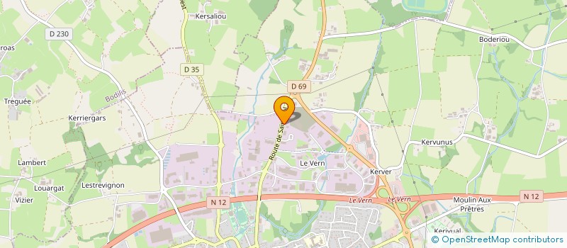 localisation de l'entreprise ROUE AND CO  LANDIVISIAU