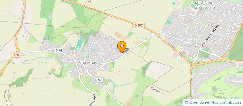localisation de l'entreprise ROUE&CO  CHAVENAY
