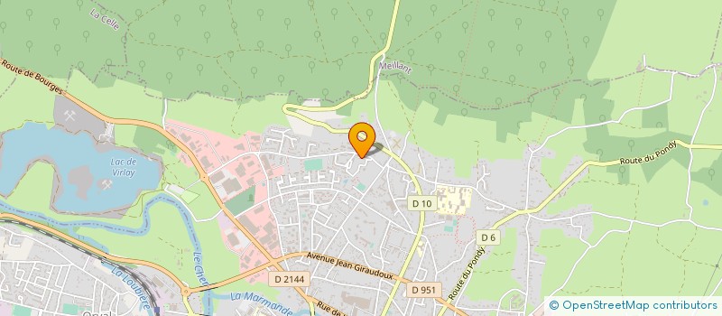 localisation de l'entreprise ROUE D'OR SAINT AMANDOISE  SAINT-AMAND-MONTROND