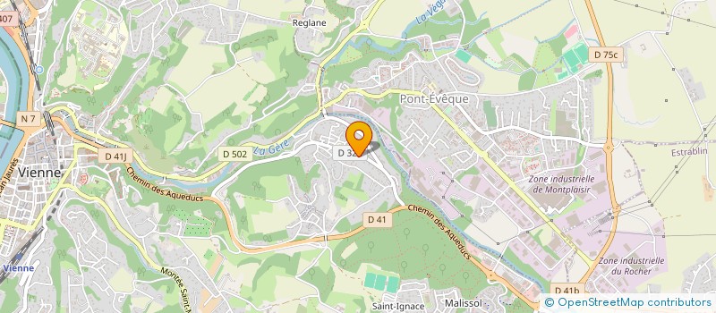 localisation de l'entreprise ROUE D'OR VIENNOISE à VIENNE