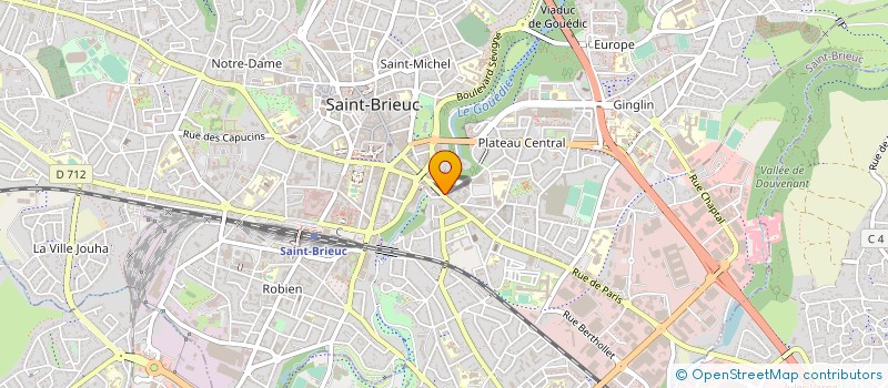 localisation de l'entreprise ROUE LIBRE à SAINT-BRIEUC