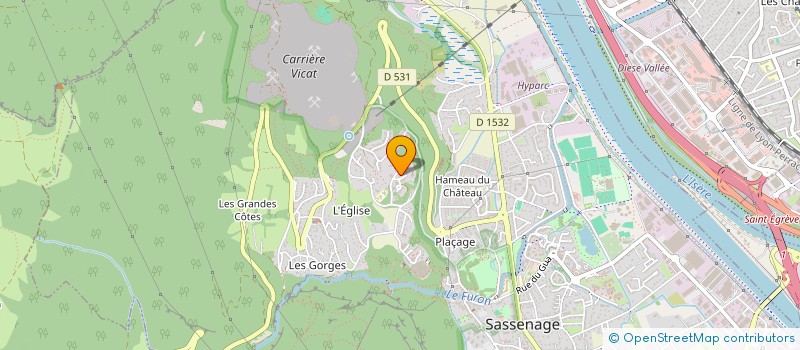 localisation de l'entreprise ROUE LIBRE  SASSENAGE