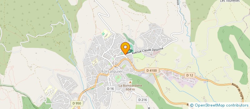 localisation de l'entreprise ROUE LIBRE à FORCALQUIER