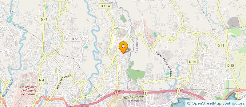 localisation de l'entreprise ROUE LIBRE 972  FORT-DE-FRANCE