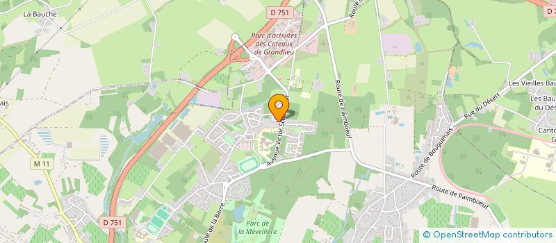 localisation de l'entreprise ROUE LIBRE BOSCEENNE  BOUAYE