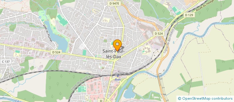 localisation de l'entreprise ROUE LIBRE EN GRAND DAX à SAINT-PAUL-LES-DAX
