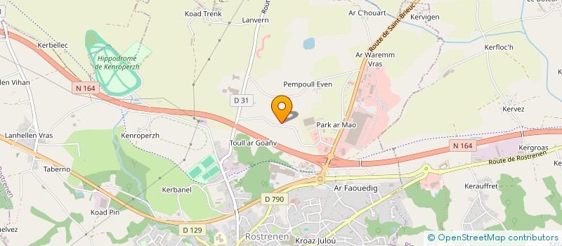 localisation de l'entreprise ROUED IMMOBILIER  GLOMEL