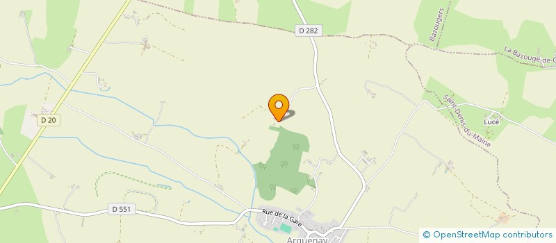 localisation de l'entreprise ROUEIL  ARQUENAY