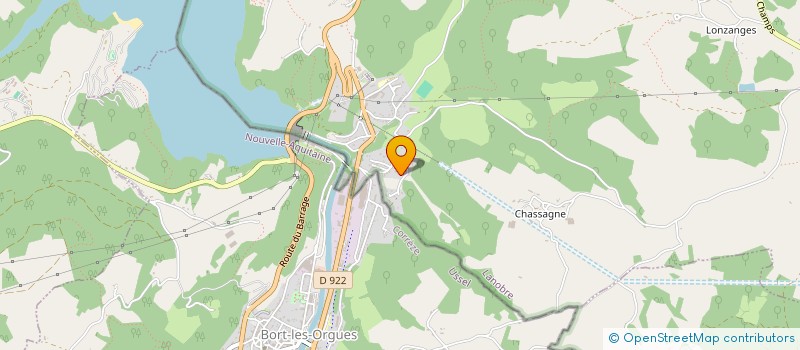 localisation de l'entreprise ROUEL AUTOMOBILES SARL à LANOBRE