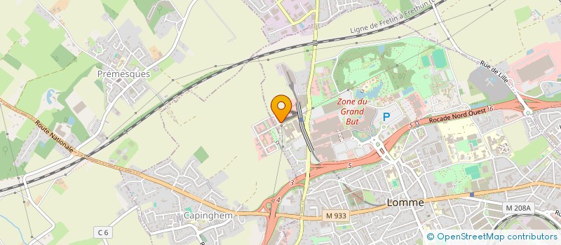 localisation de l'entreprise ROUELIBRE à LILLE