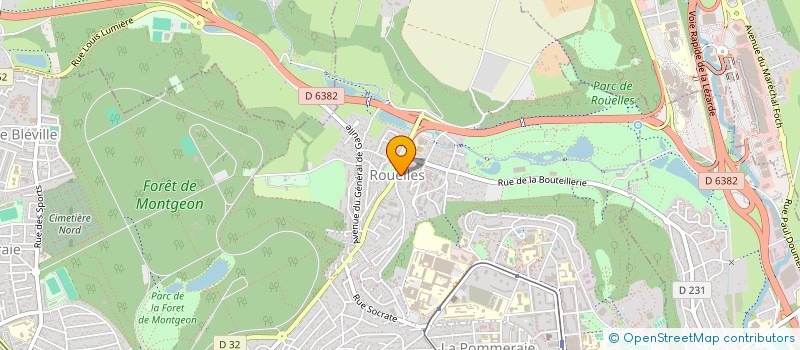 localisation de l'entreprise ROUELLESANTE à LE HAVRE