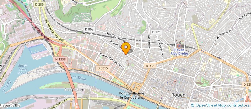 localisation de l'entreprise ROUEN ARENA SQUASH ASSOCIATION à ROUEN