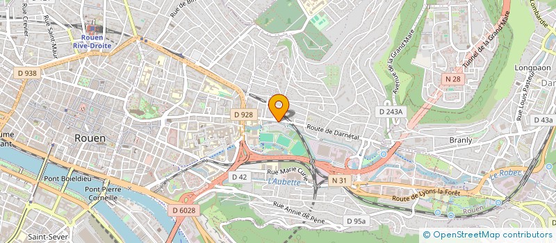 localisation de l'entreprise ROUEN ATHLETIC CLUB à ROUEN