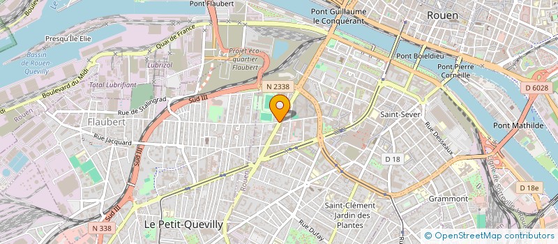 localisation de l'entreprise ROUEN AUTOMOBILES ET ENGINS TRAVAUX PUBLICS à ROUEN