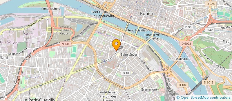 localisation de l'entreprise ROUEN BAZAR  ROUEN