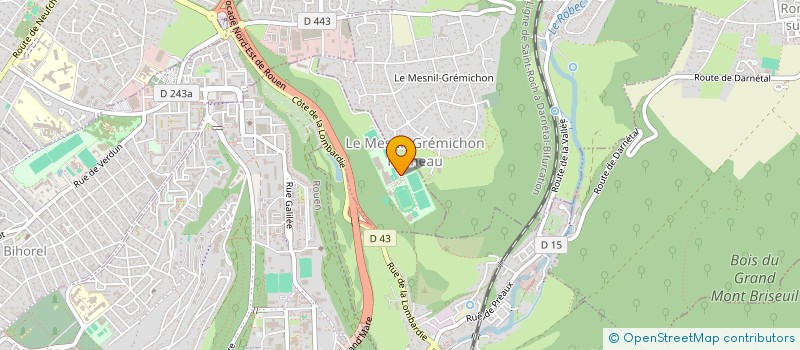 localisation de l'entreprise ROUEN BILLARD CLUB  ROUEN