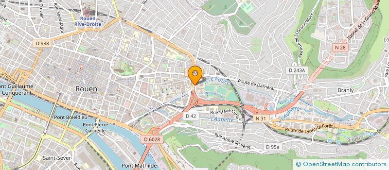 localisation de l'entreprise ROUEN CARDIOLOGIE à ROUEN