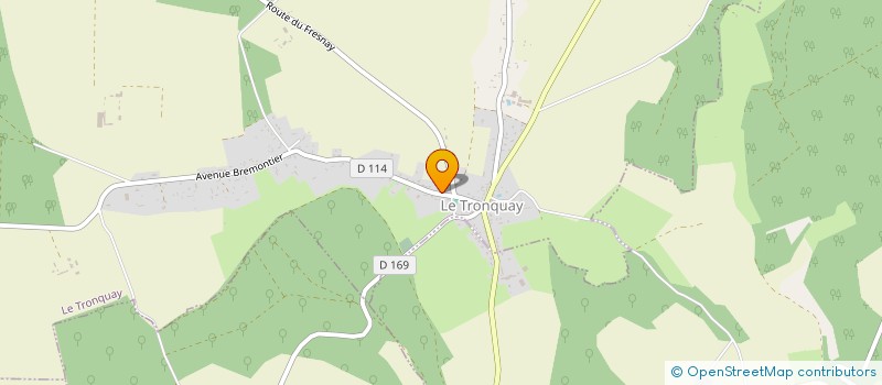 localisation de l'entreprise ROUEN COTE SEINE  LE TRONQUAY