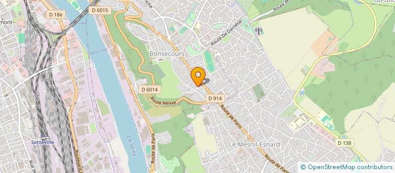 localisation de l'entreprise ROUEN EST V2T à BONSECOURS