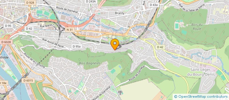 localisation de l'entreprise ROUEN FINANCE IMMOBILIER 2  SAINT-LEGER-DU-BOURG-DENIS