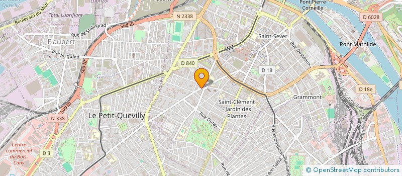 localisation de l'entreprise ROUEN FOOD à ROUEN