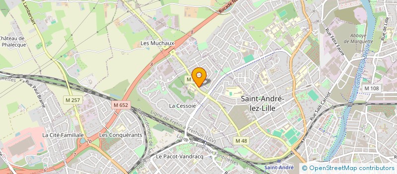 localisation de l'entreprise ROUEN GRAMMONT ENERGIE à SAINT-ANDRE-LEZ-LILLE