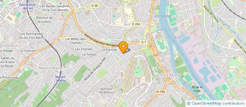 localisation de l'entreprise ROUEN LOUIS BLANC  LE PECQ