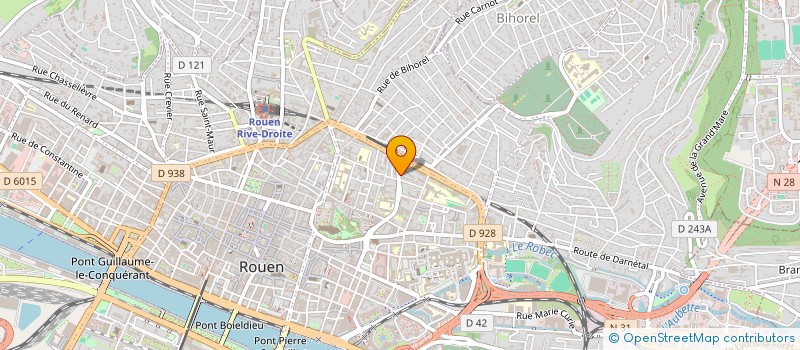 localisation de l'entreprise ROUEN NAGE AVEC PALMES à ROUEN