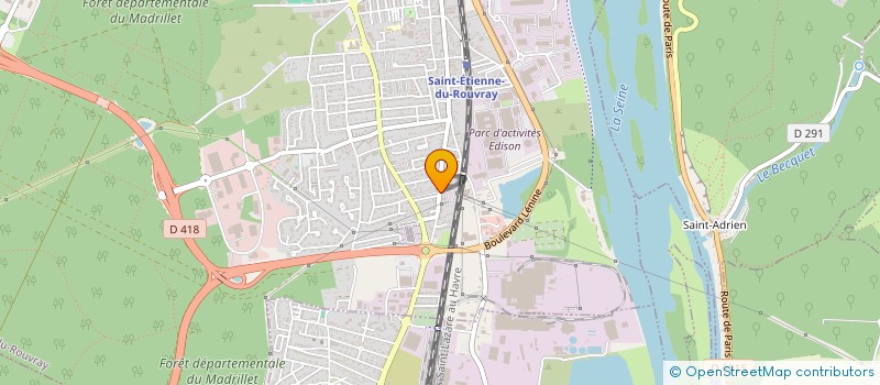 localisation de l'entreprise ROUEN PARIS ELECTRIQUE  SAINT-ETIENNE-DU-ROUVRAY